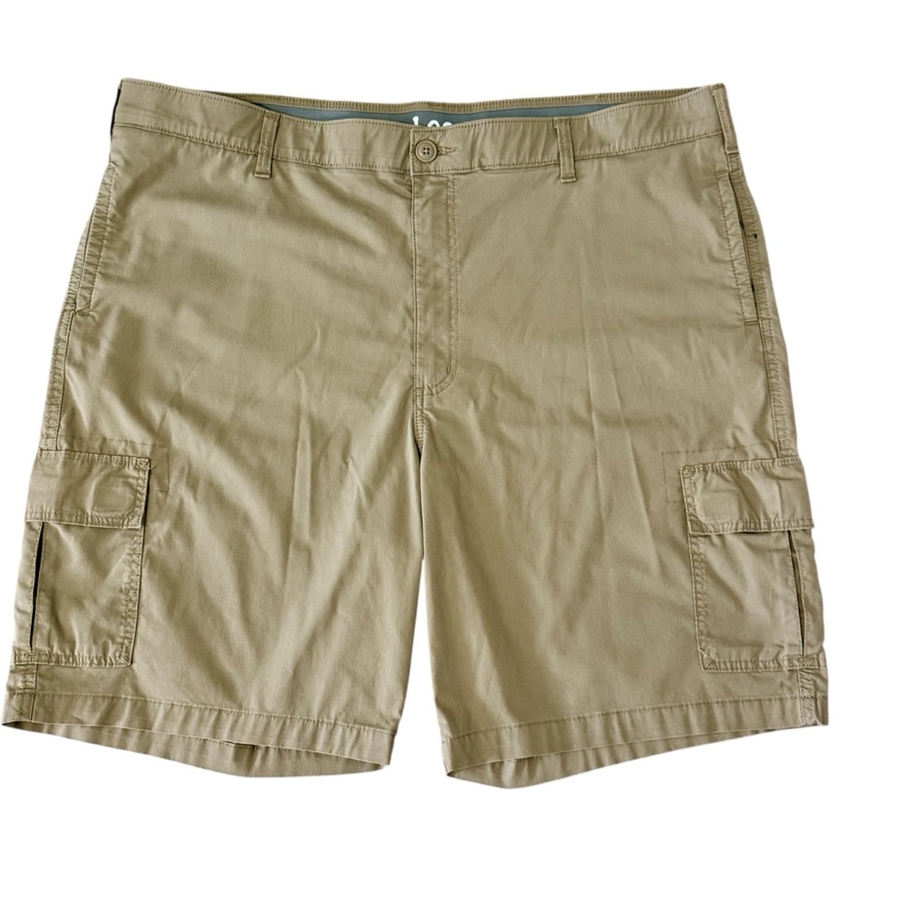 Lee Cargo‎ Shorts Men's Size 44 Tan Lightweight Relaxed Fit Stretch Comfort LOGO